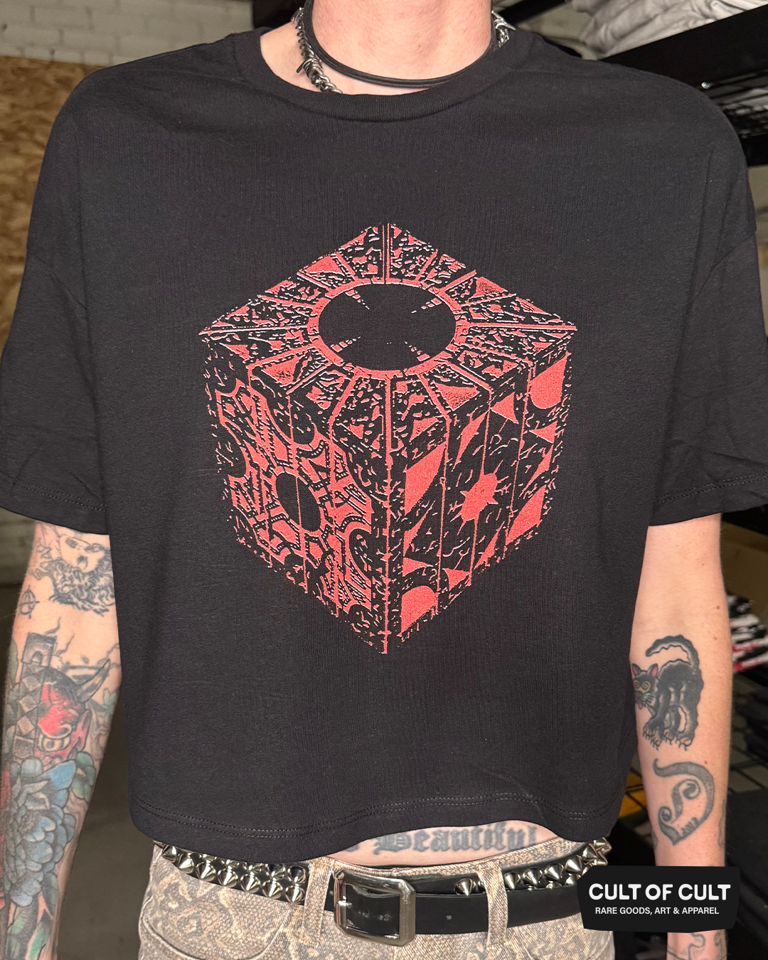 Hellraiser 1987 Cube Crop Top