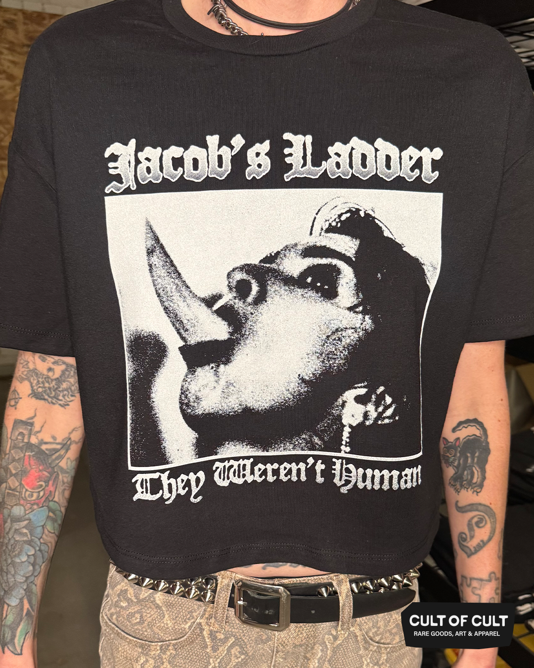 Jacob's Ladder 1990 Human Crop Top