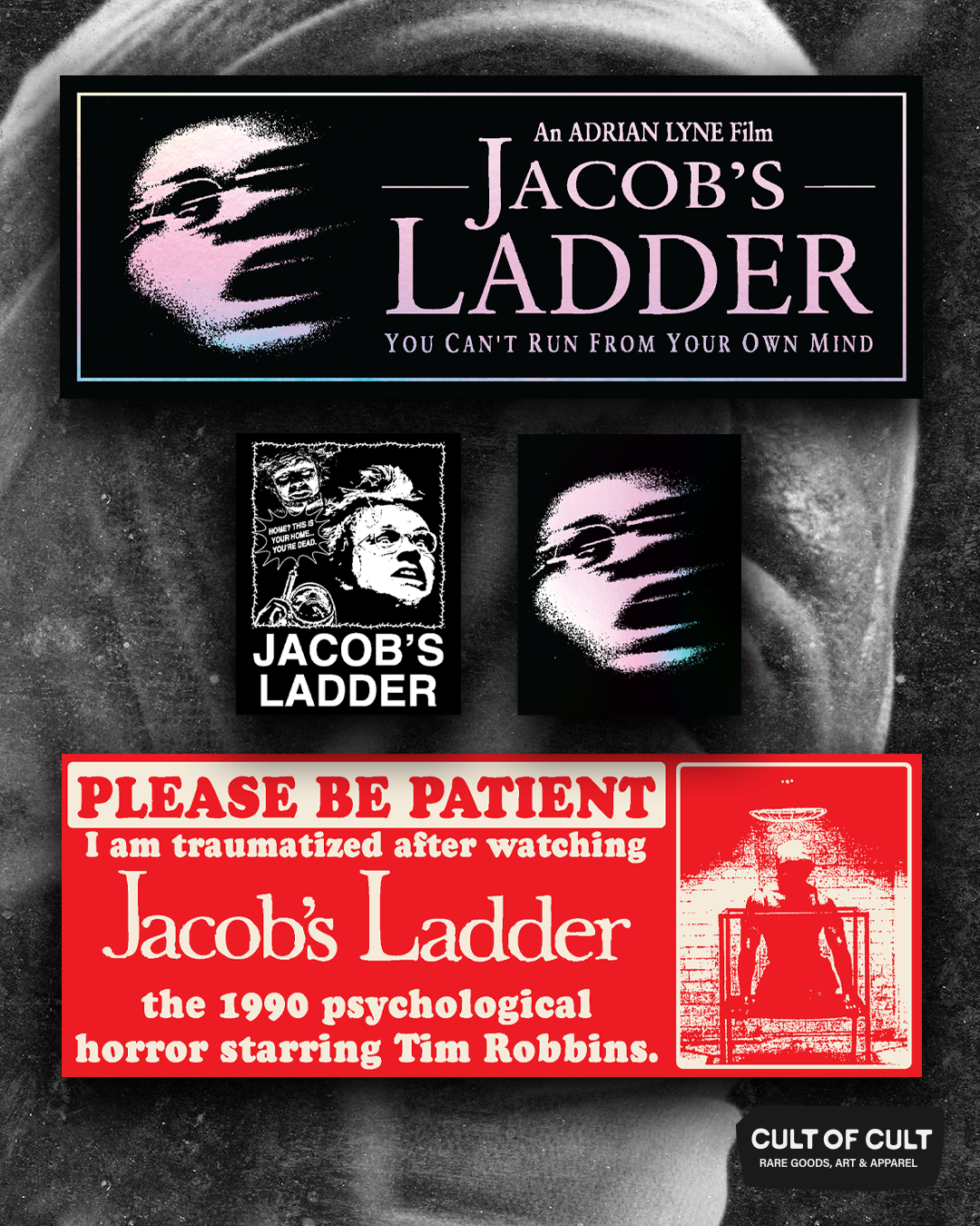 Jacob's Ladder 1990 Stickers