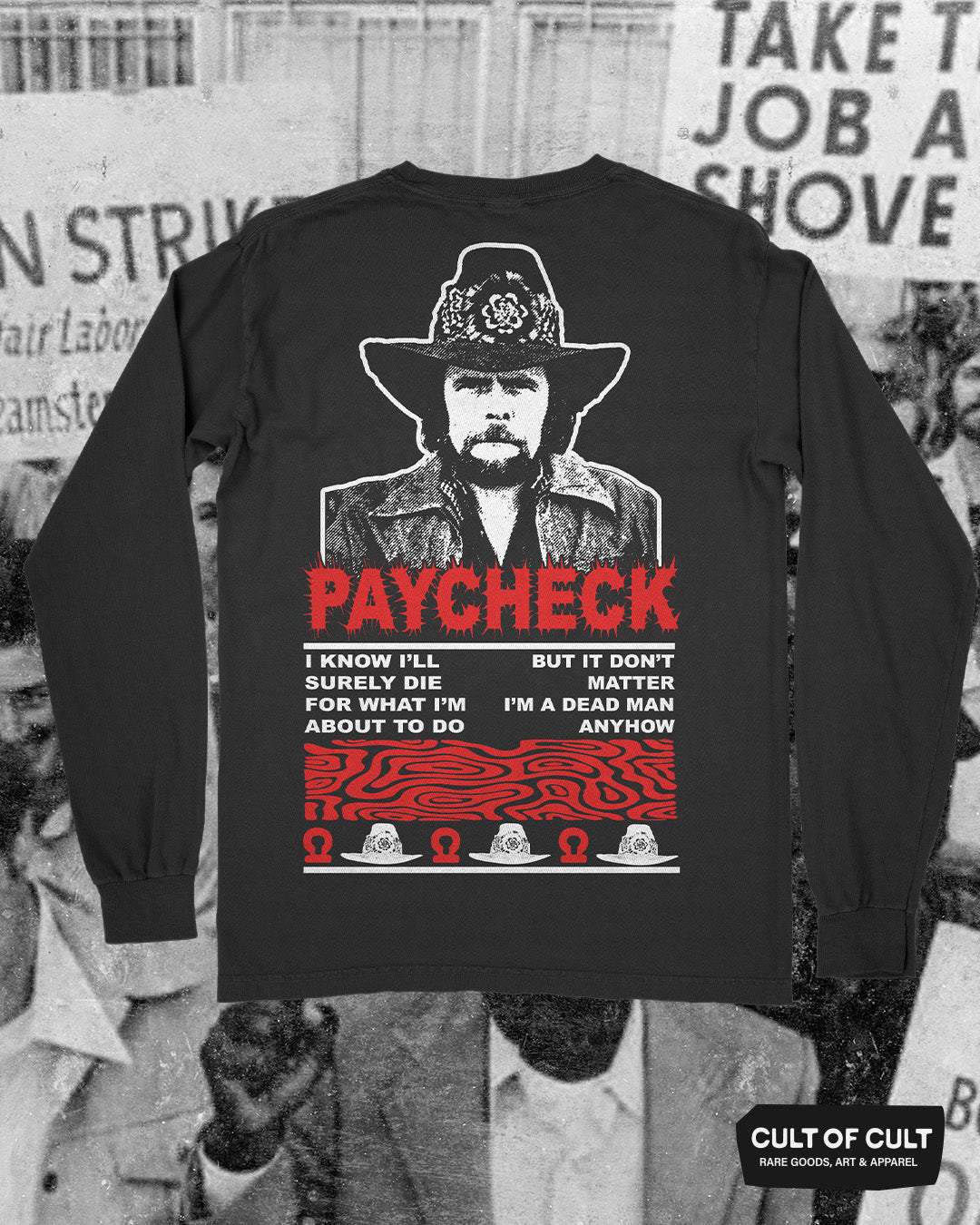 Johnny Paycheck Dead Man Long Sleeve