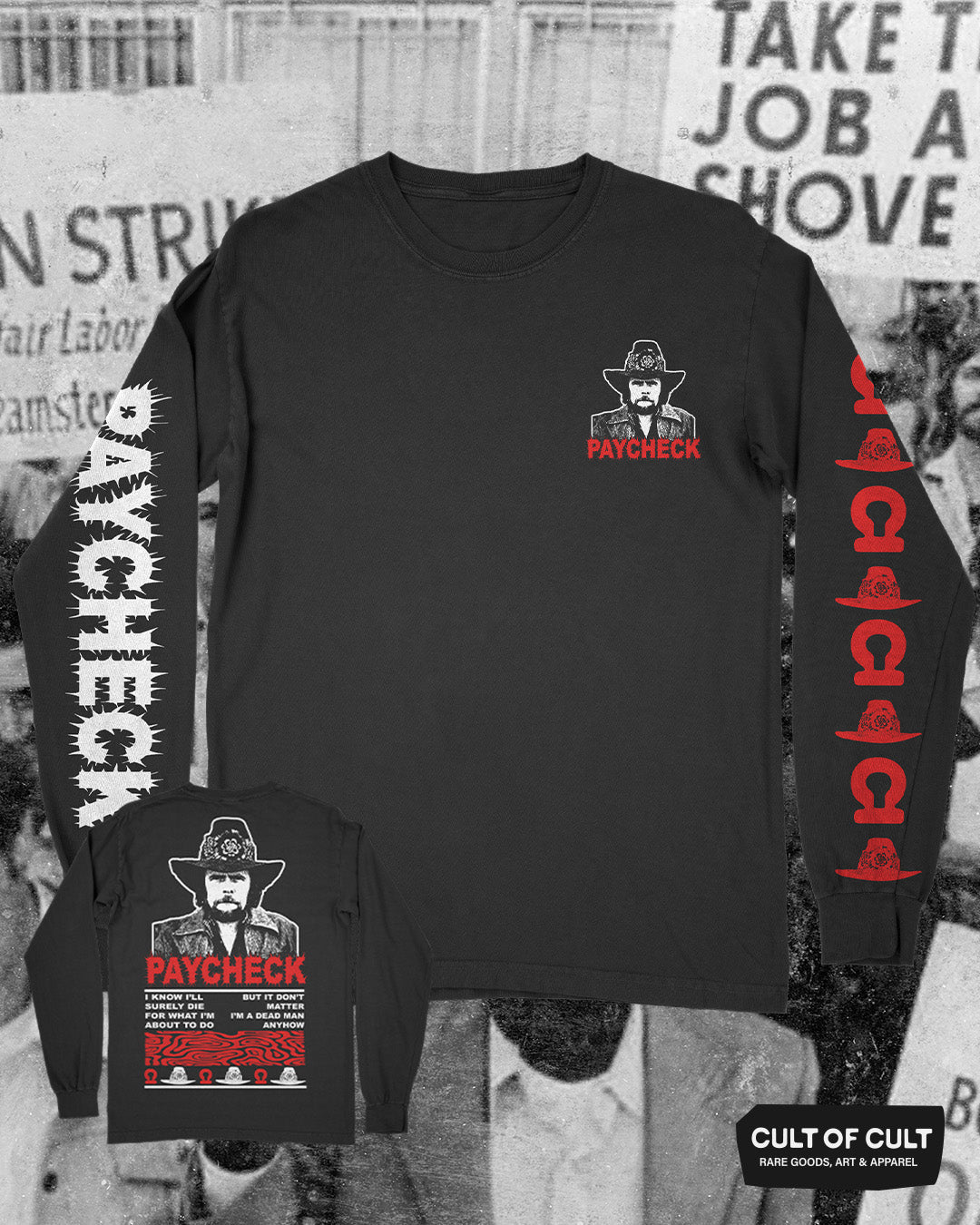 Johnny Paycheck Dead Man Long Sleeve