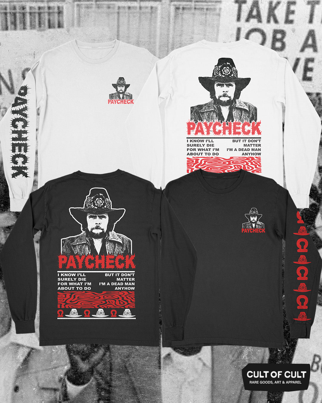 Johnny Paycheck Dead Man Long Sleeve