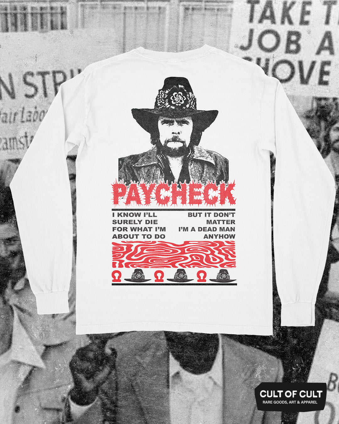 Johnny Paycheck Dead Man Long Sleeve