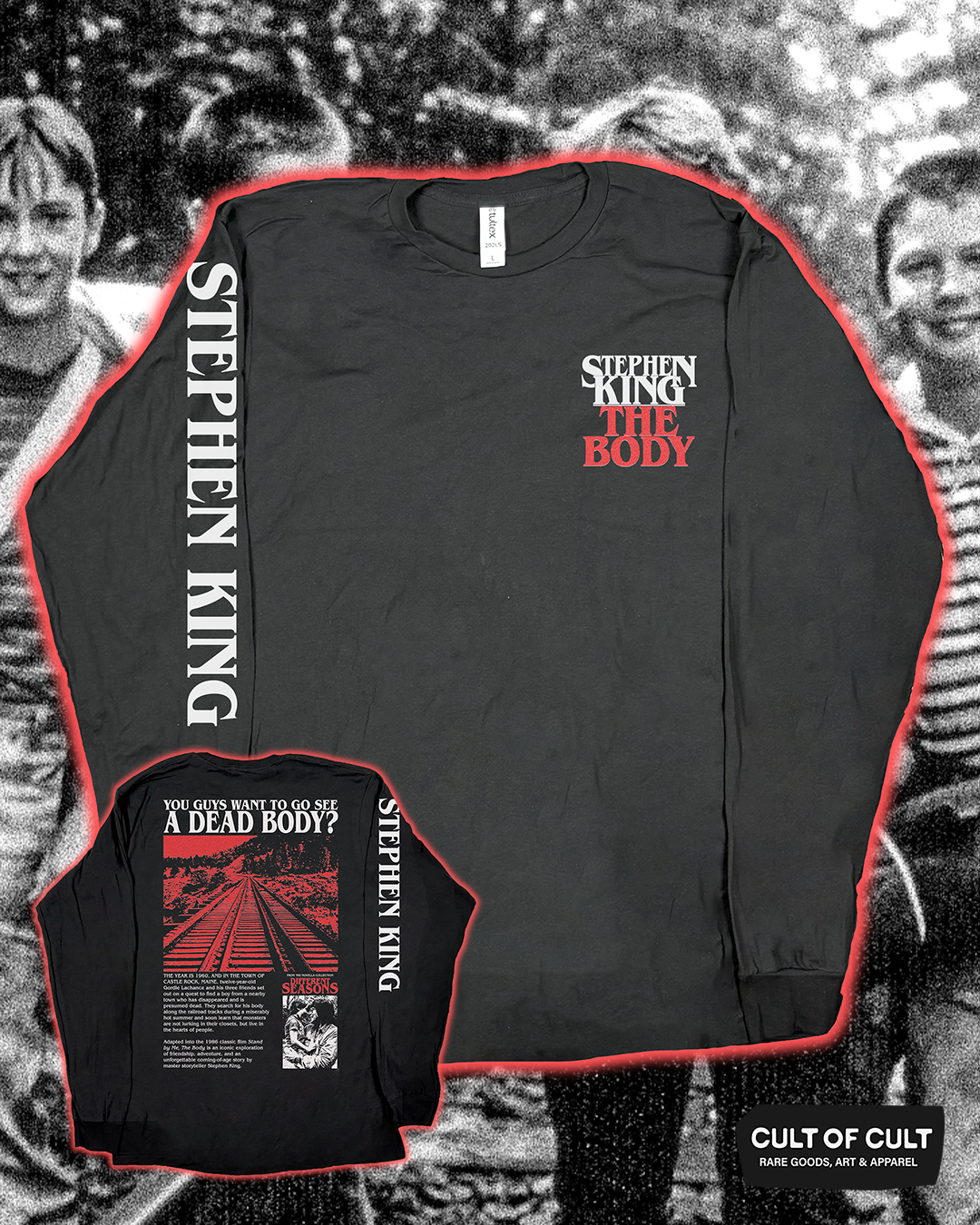 *SECRET DROP* Stand By Me 1986 The Body Long Sleeve