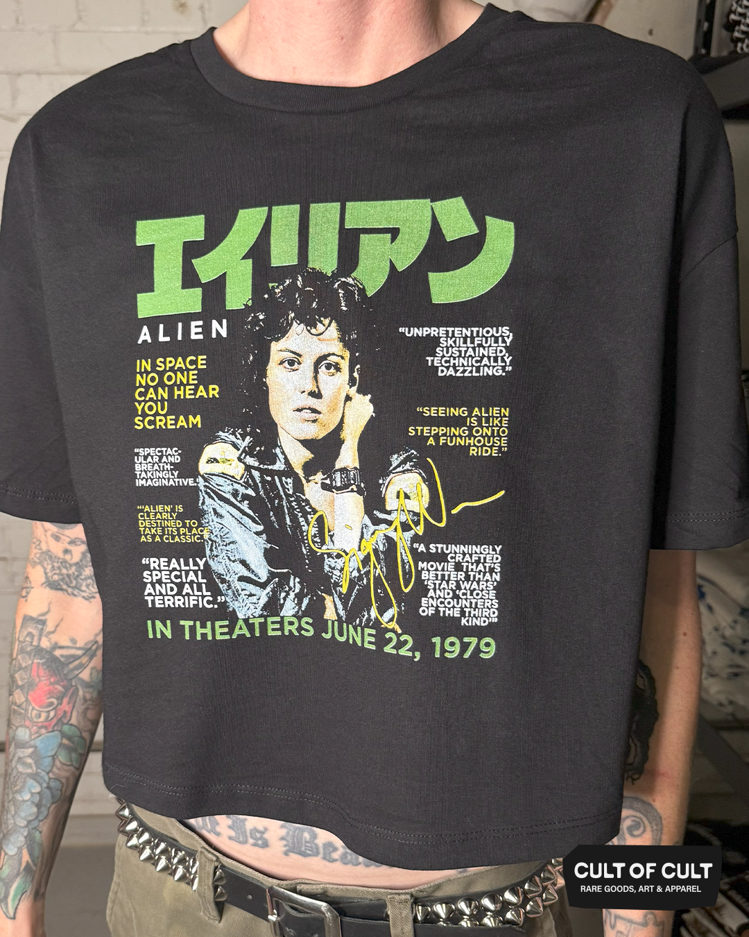 *SECRET DROP* Alien 1979 June Crop Top
