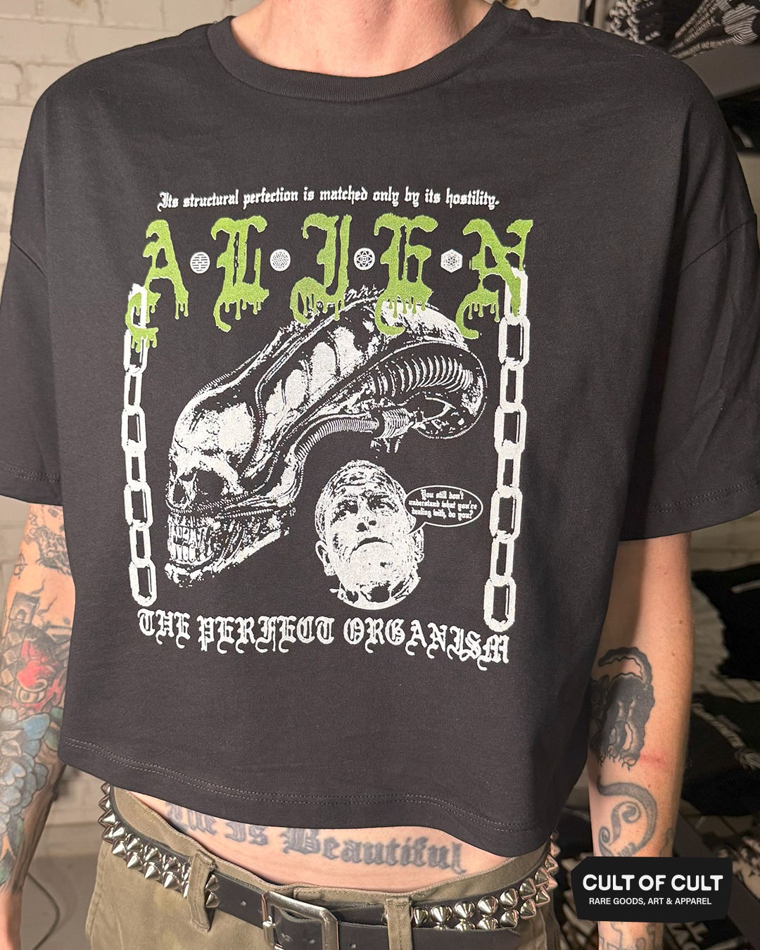 *SECRET DROP* Alien 1979 Perfect Organism Crop Top