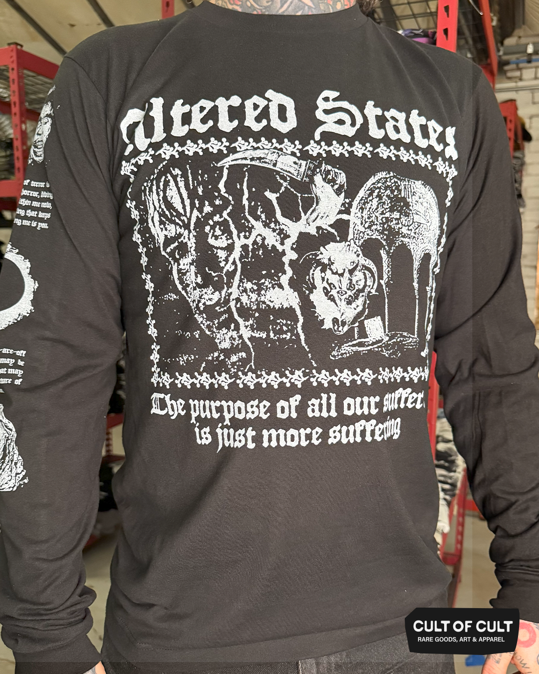 *GARAGE SALE 2026* Altered States 1980 Suffering Long Sleeve