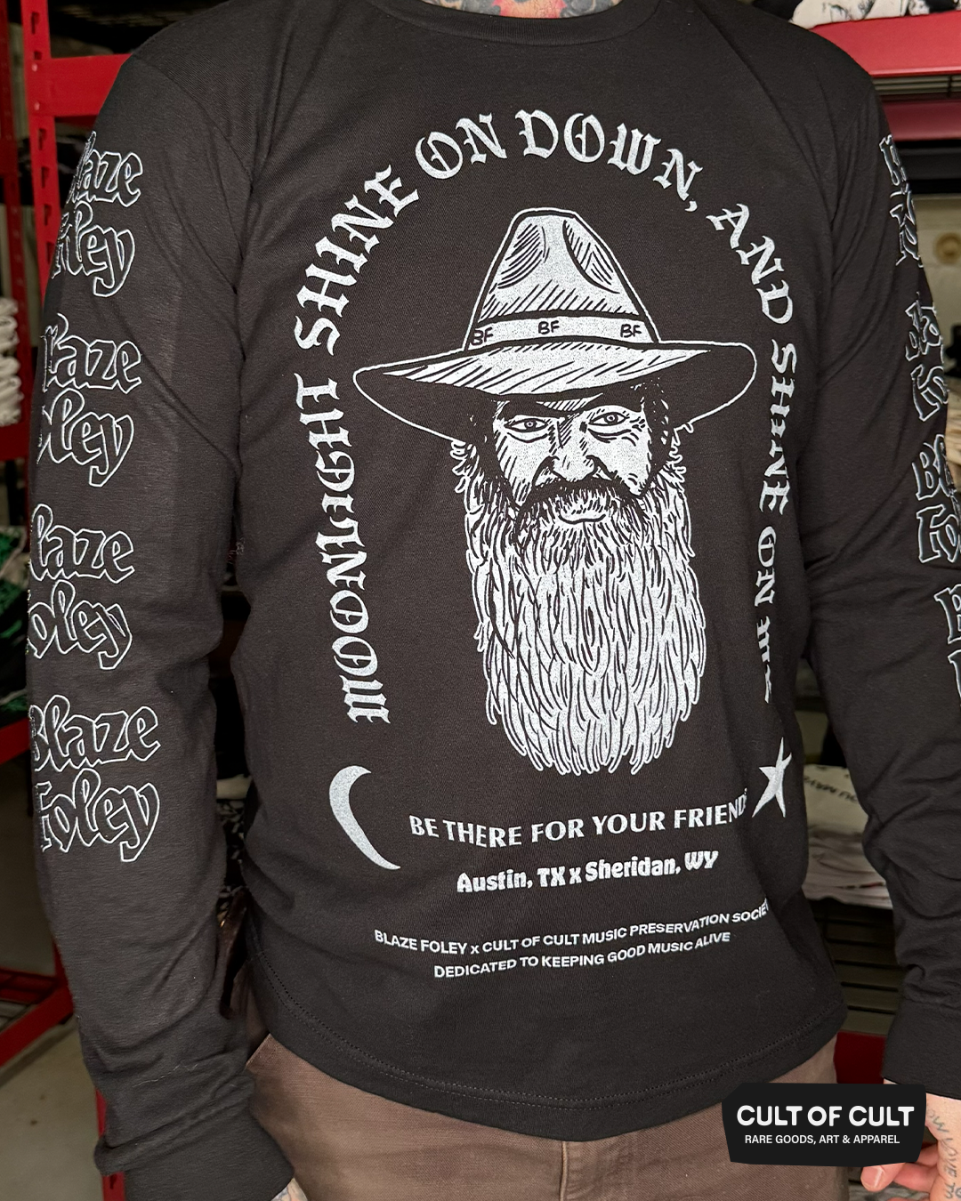 Blaze Foley Moonlight Long Sleeve