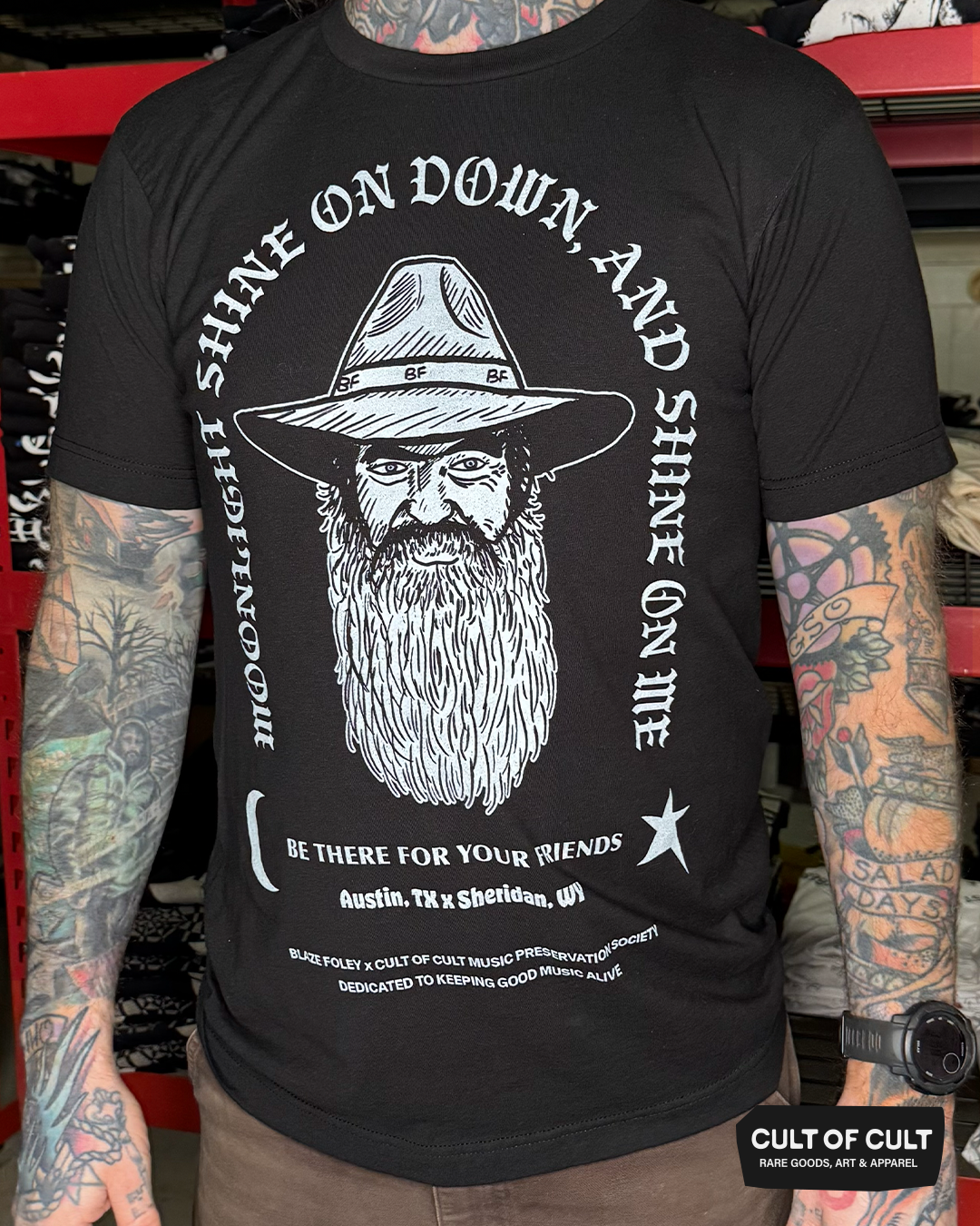 Blaze Foley Moonlight T-Shirt