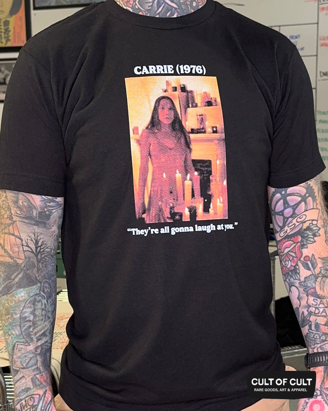 *SECRET DROP* Carrie 1976 Laugh T-Shirt