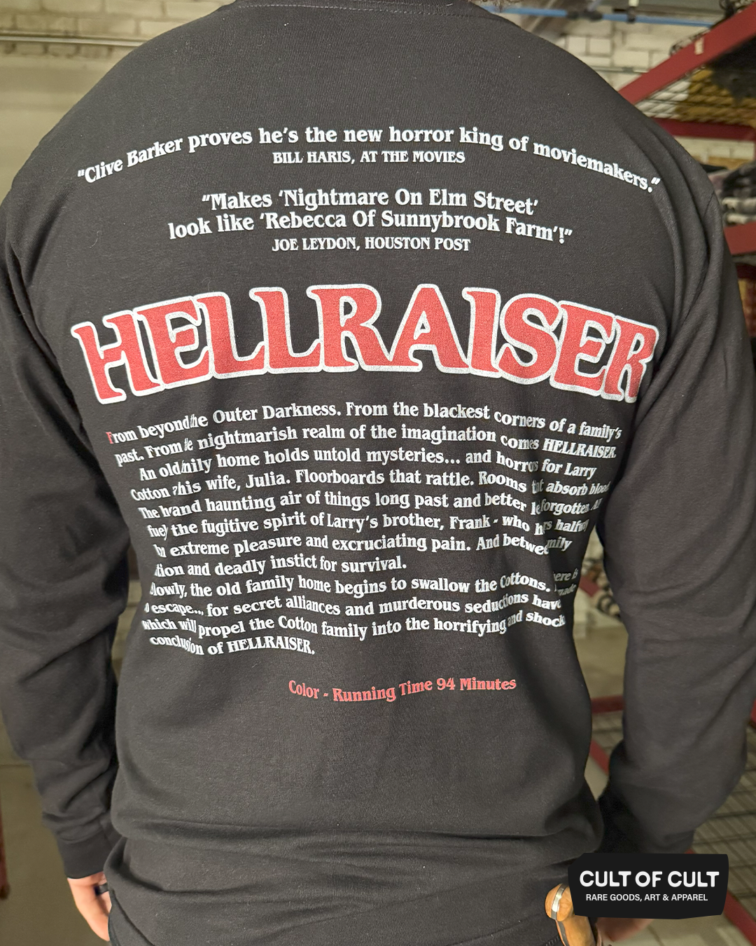 *SECRET DROP* Hellraiser 1987 Clive Barker Long Sleeve