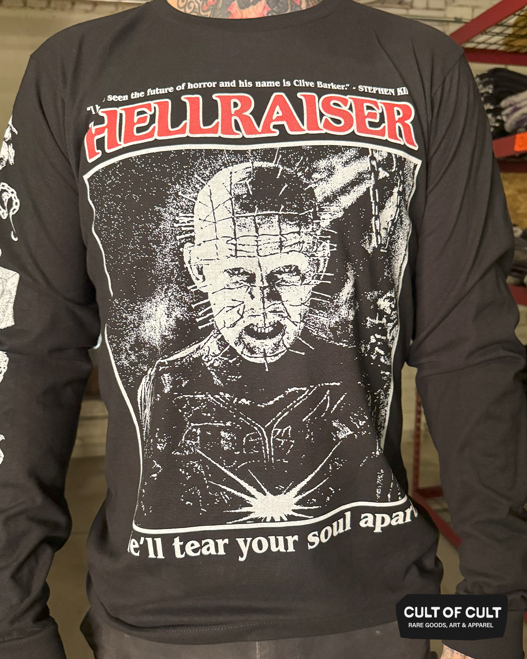 *SECRET DROP* Hellraiser 1987 Clive Barker Long Sleeve
