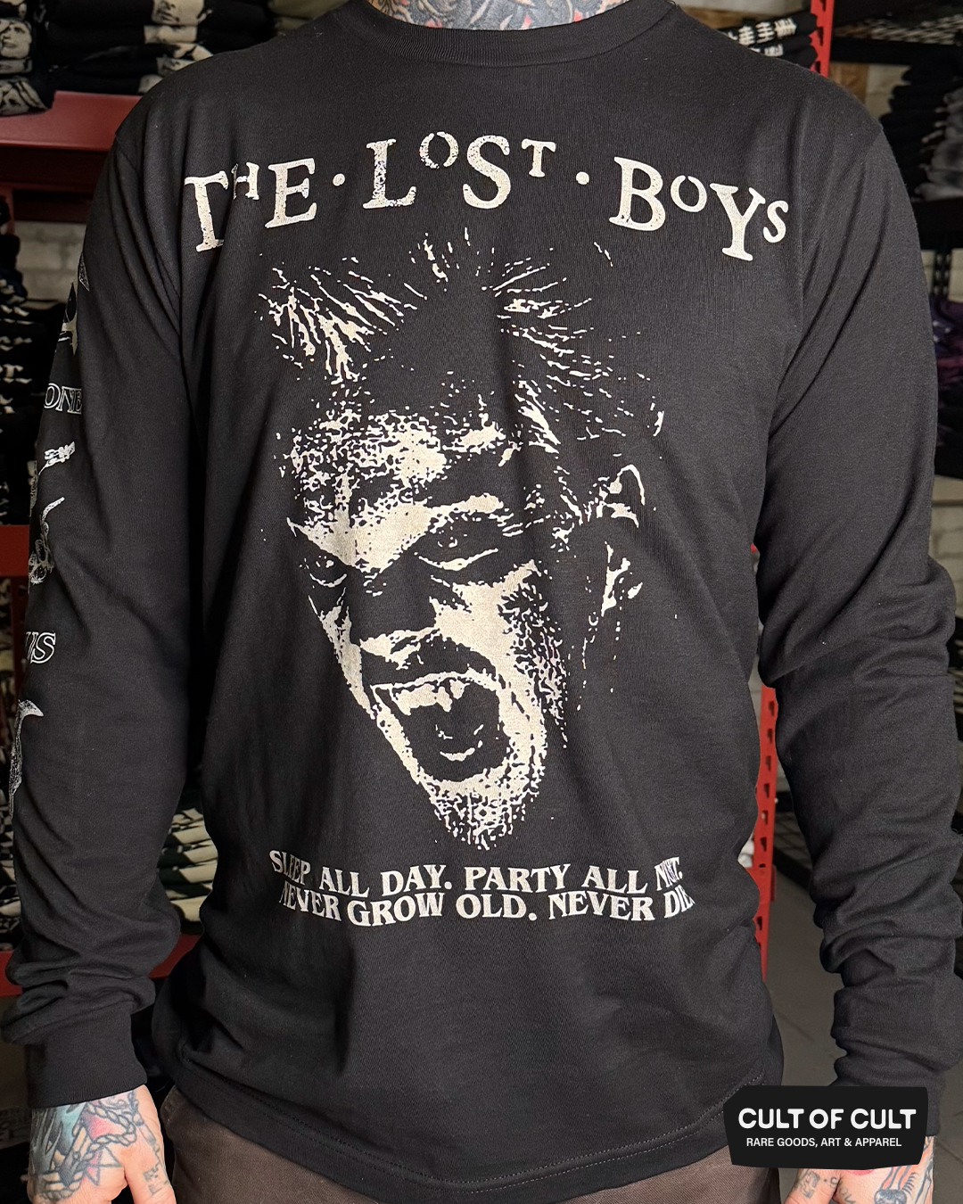 *SECRET DROP* The Lost Boys 1987 One Of Us Long Sleeve