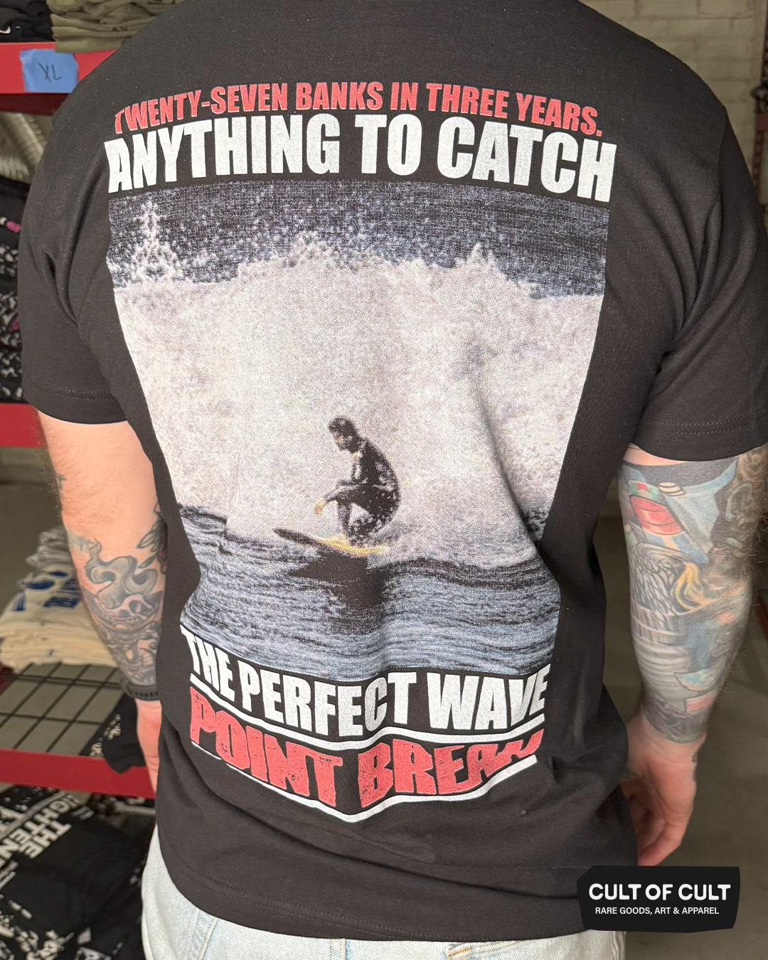 *GARAGE SALE 2026* Point Break 1991 Perfect Wave T-Shirt