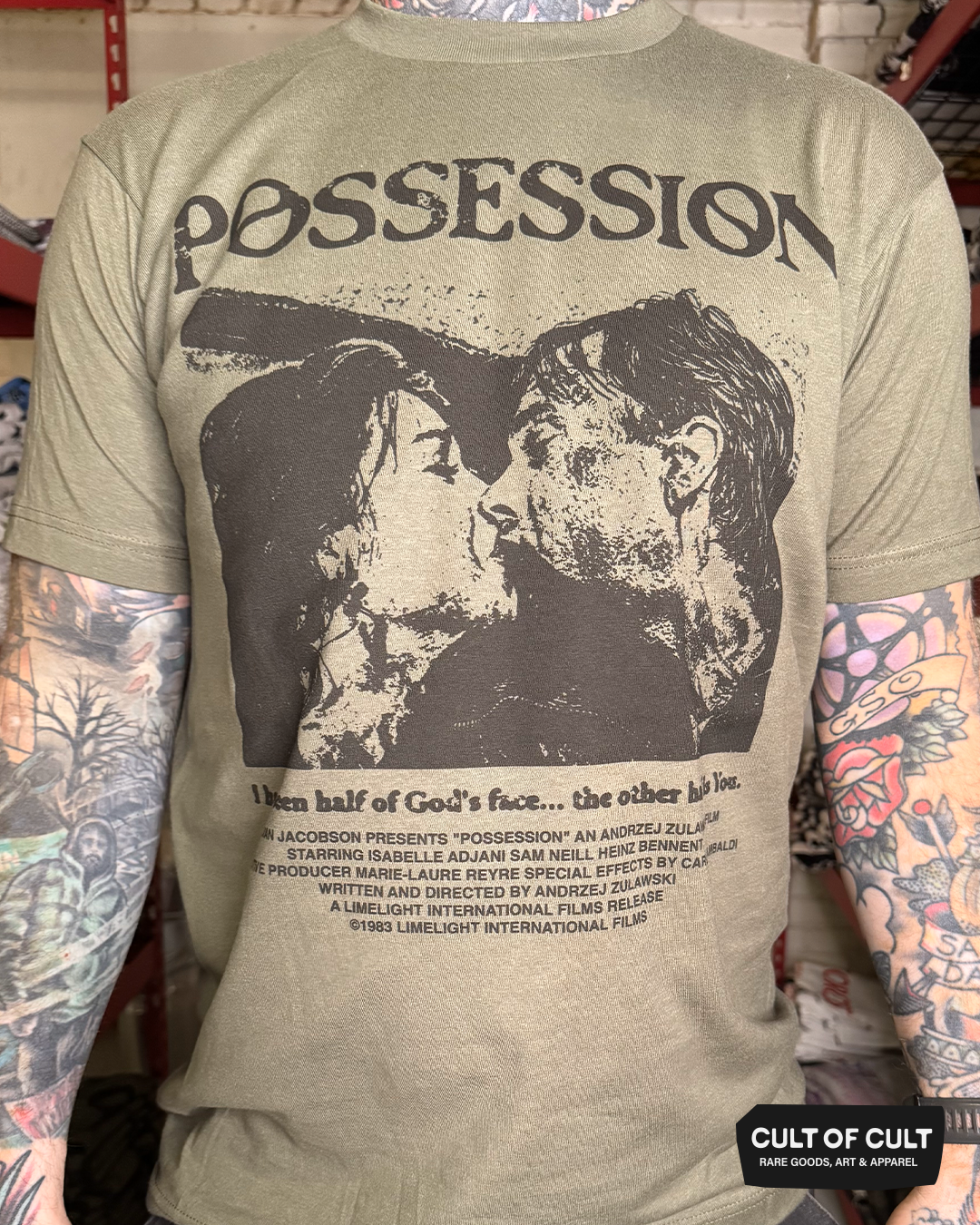 *PRESALE ONLY* Possession 1981 Gods Face T-Shirt