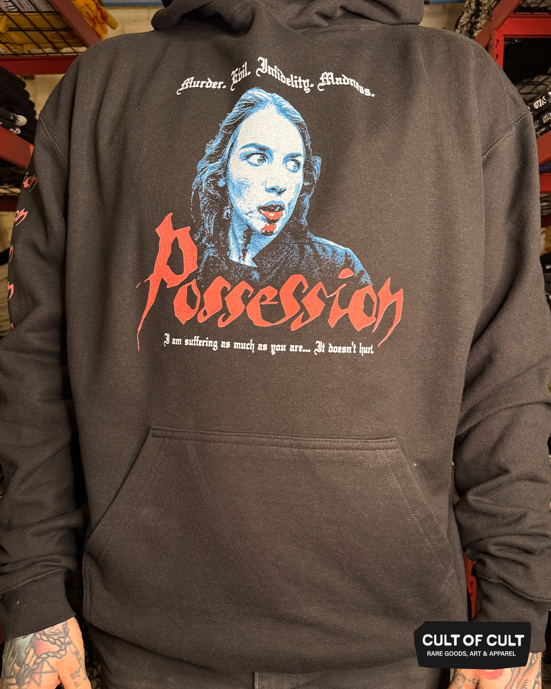 *PRESALE ONLY* Possession 1981 It Doesn’t Hurt Hoodie