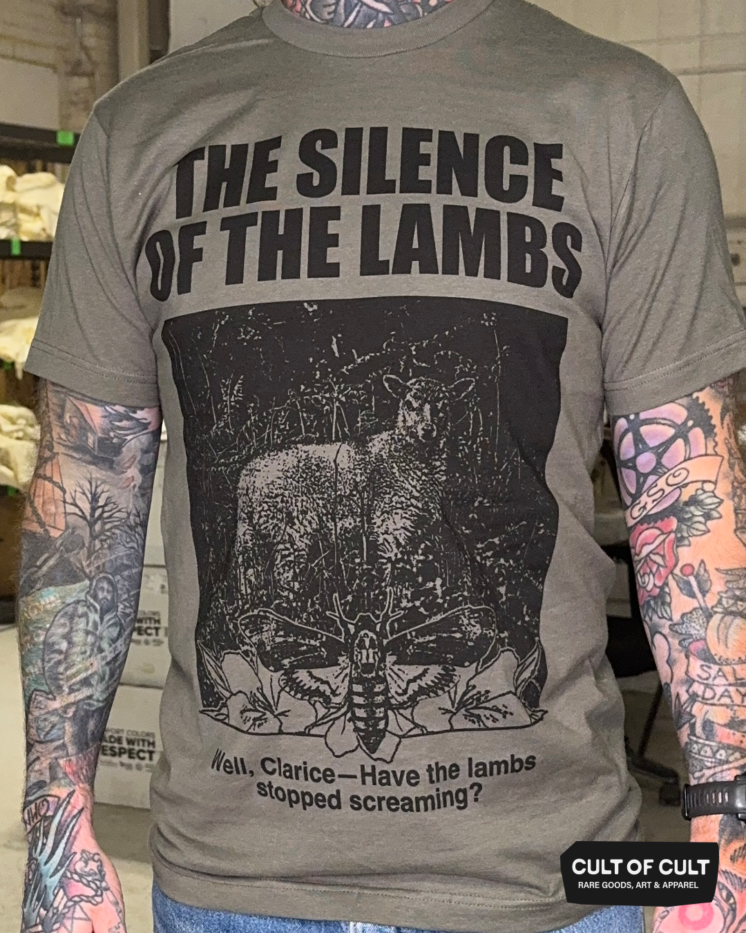 *SECRET DROP* Silence of the Lambs 1991 Clarice T-Shirt