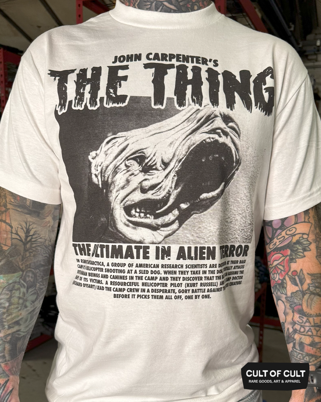 *GARAGE SALE 2026* The Thing 1982 Alien Terror T-Shirt