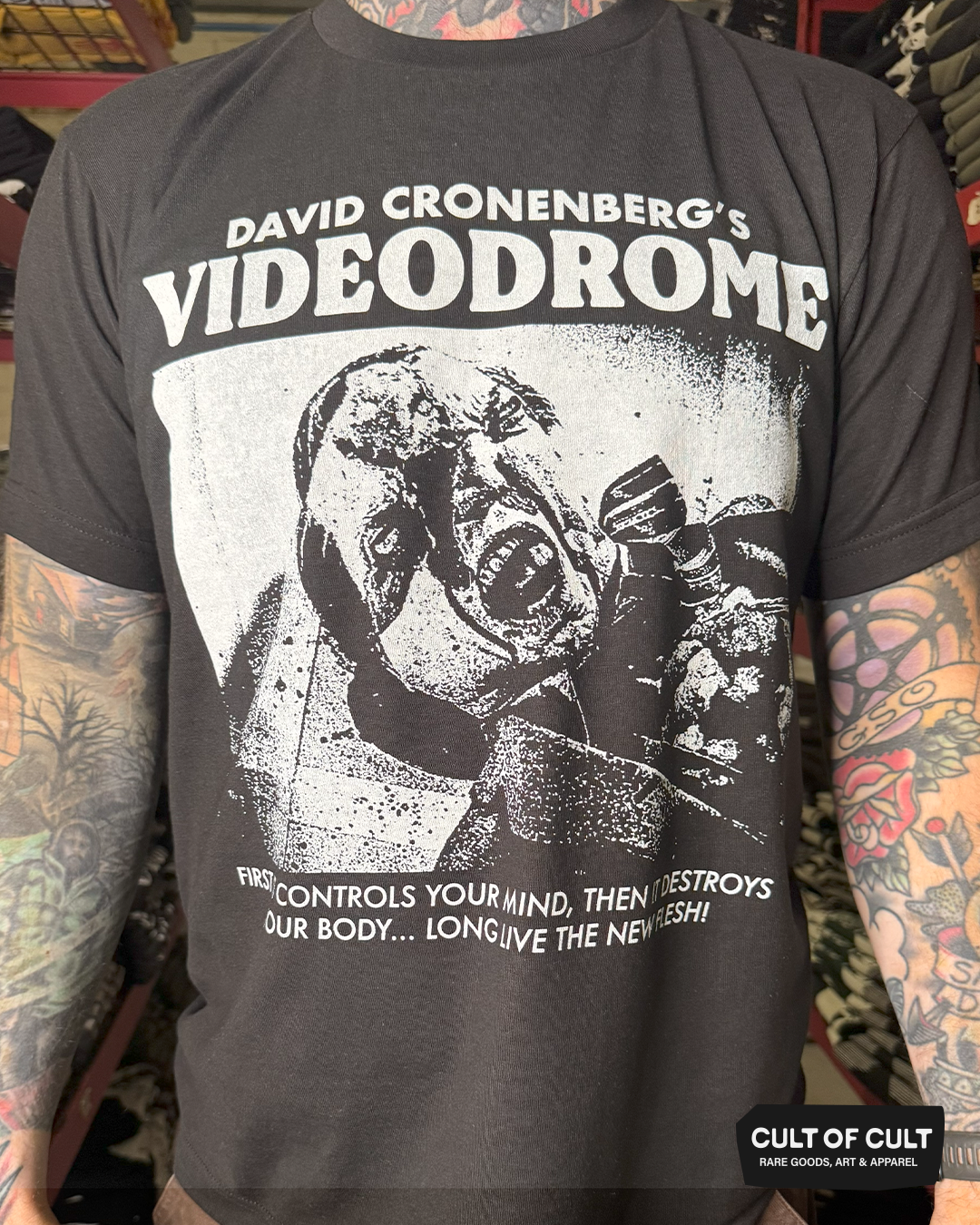 *GARAGE SALE 2026* Videodrome 1983 New Flesh T-Shirt