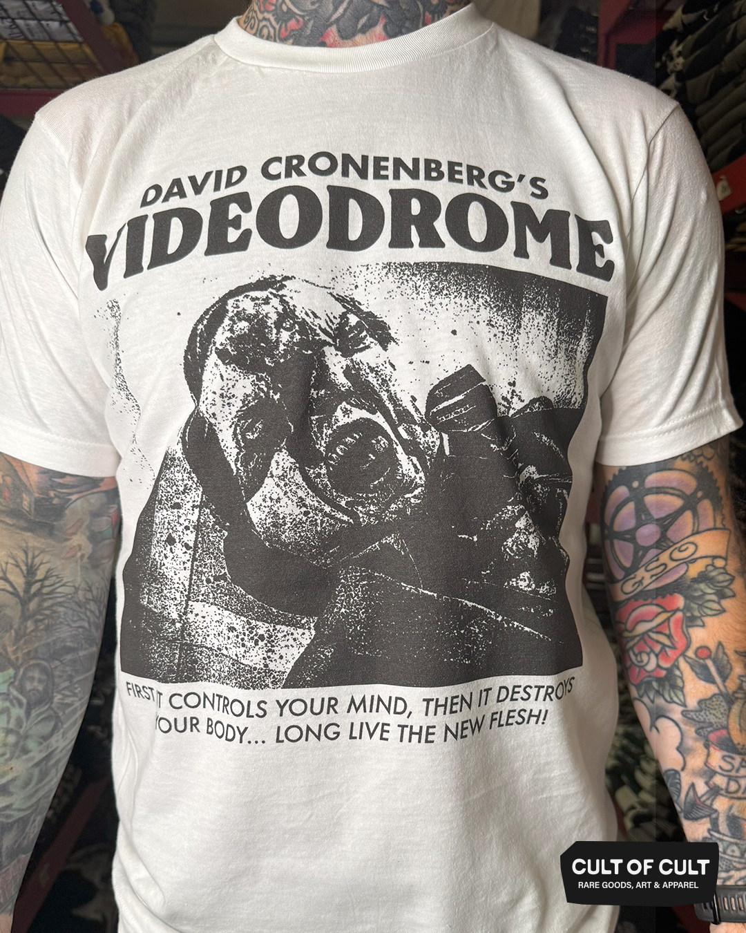 *GARAGE SALE 2026* Videodrome 1983 New Flesh T-Shirt