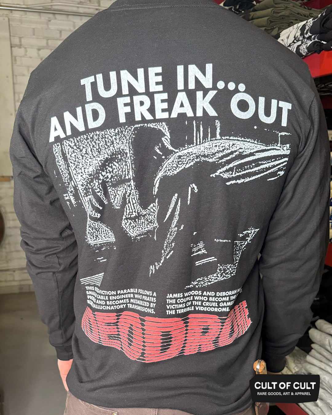 *GARAGE SALE 2026* Videodrome 1983 Freak Out Long Sleeve