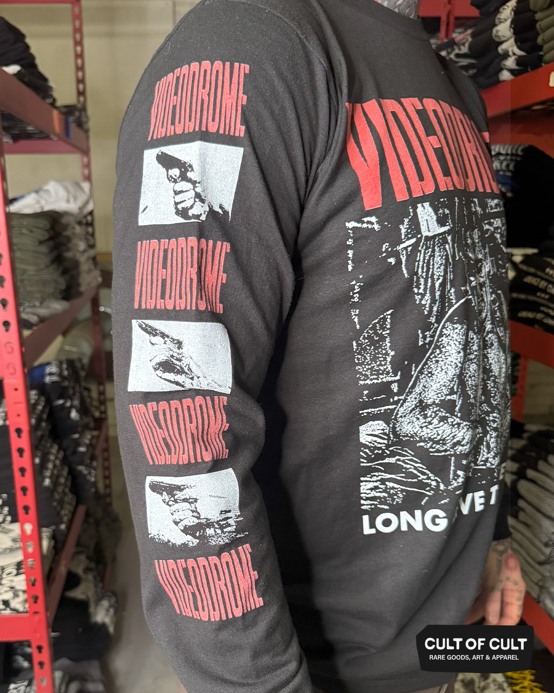 *GARAGE SALE 2026* Videodrome 1983 Freak Out Long Sleeve