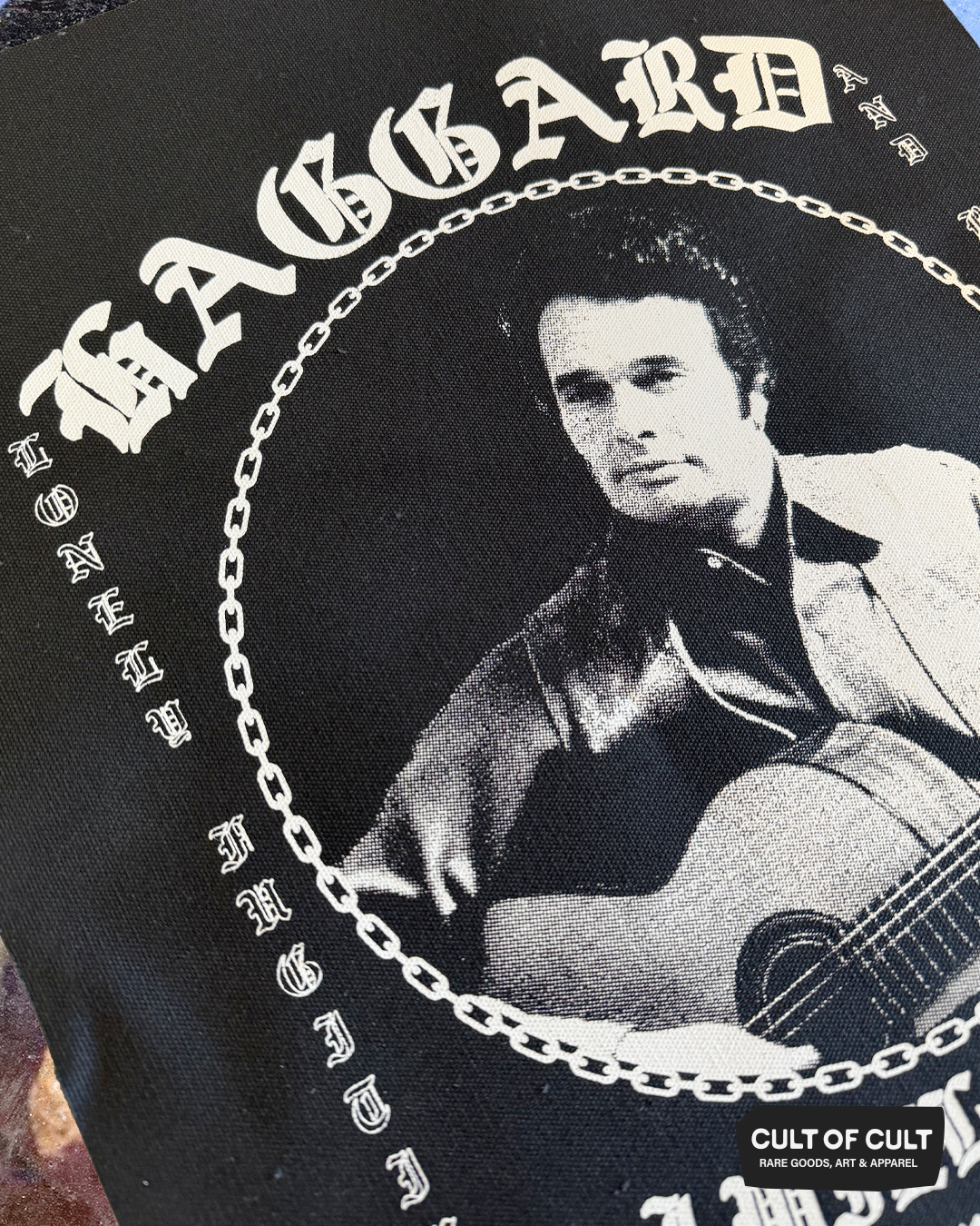 Merle Haggard Back Patch