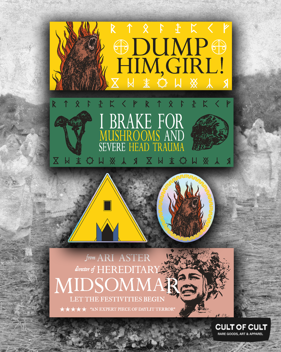 *SECRET DROP* Midsommar Stickers