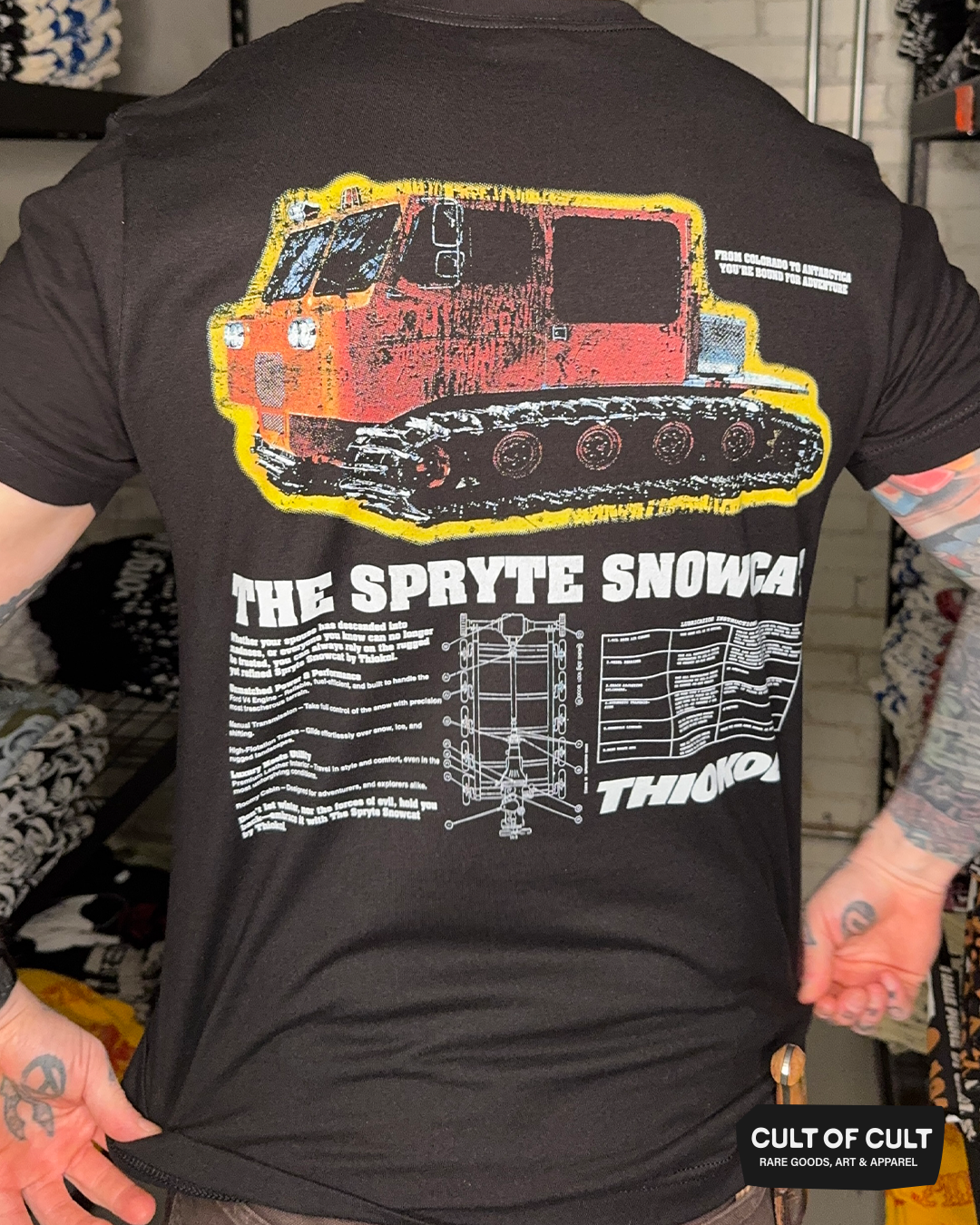 Thiokol Snowcat Pocket Print T-Shirt