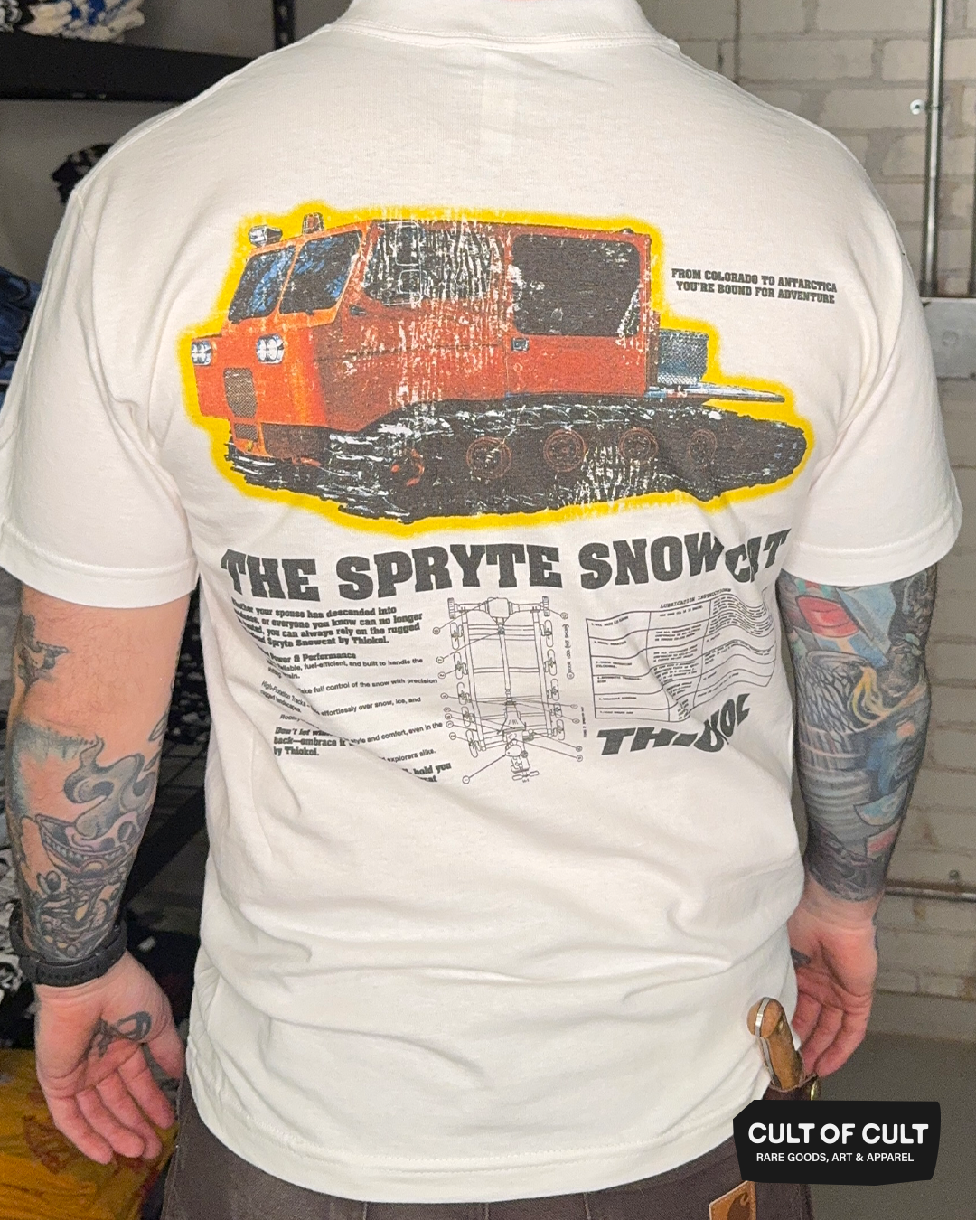 Thiokol Snowcat Pocket Print T-Shirt