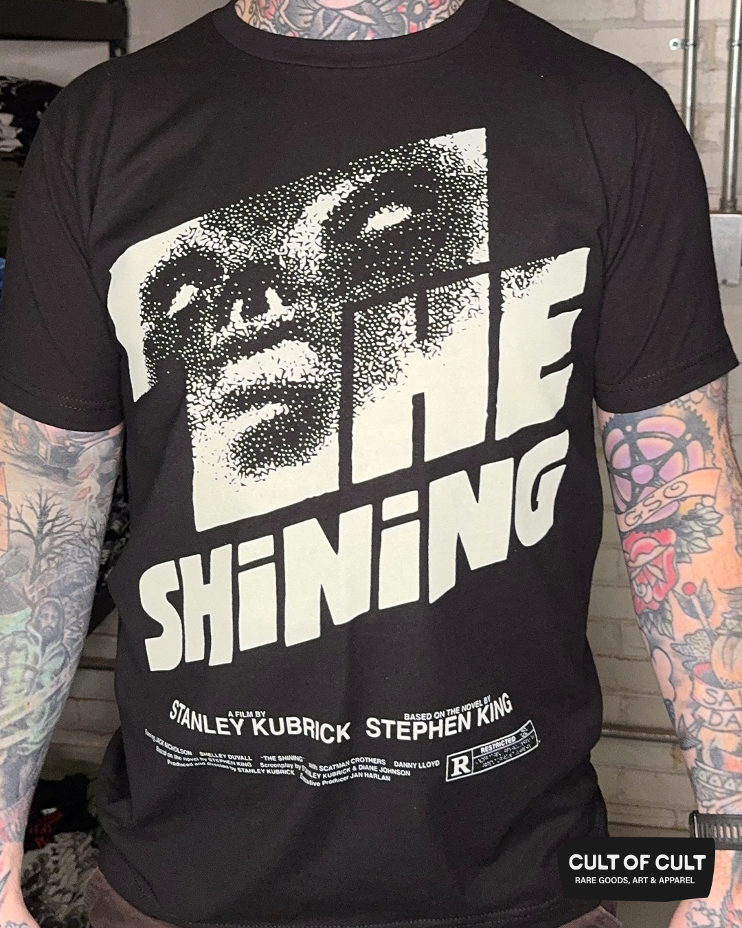 *72 HOUR SECRET DROP* The Shining 1980 Title T-Shirt