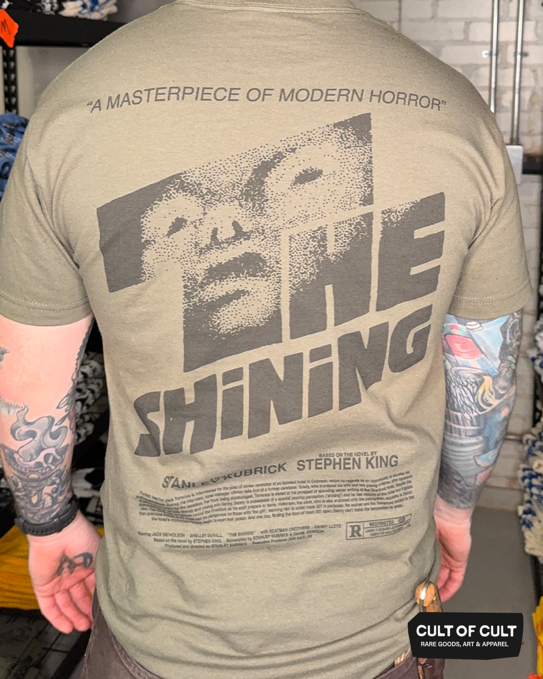 *72 HOUR SECRET DROP* The Shining 1980 Title T-Shirt