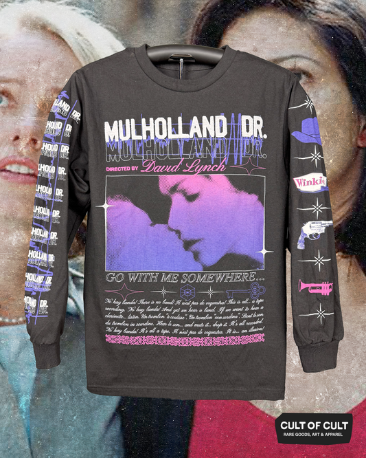 the front of the Mulholland Drive David Lynch long sleeve shirt