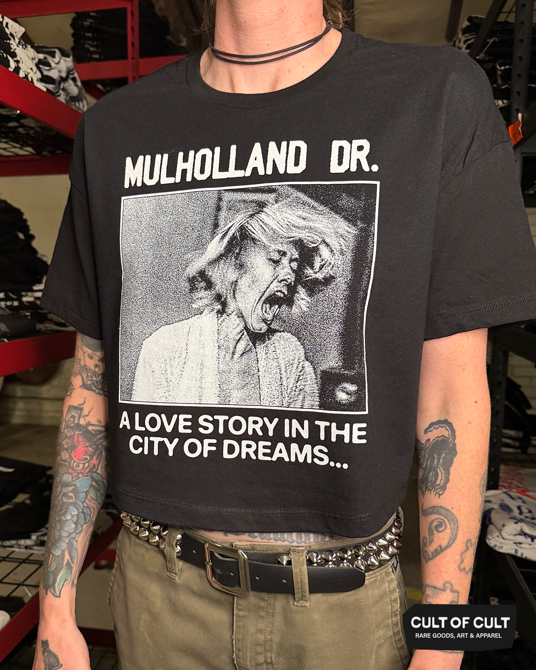 Mulholland Drive 2001 Dreams Crop Top