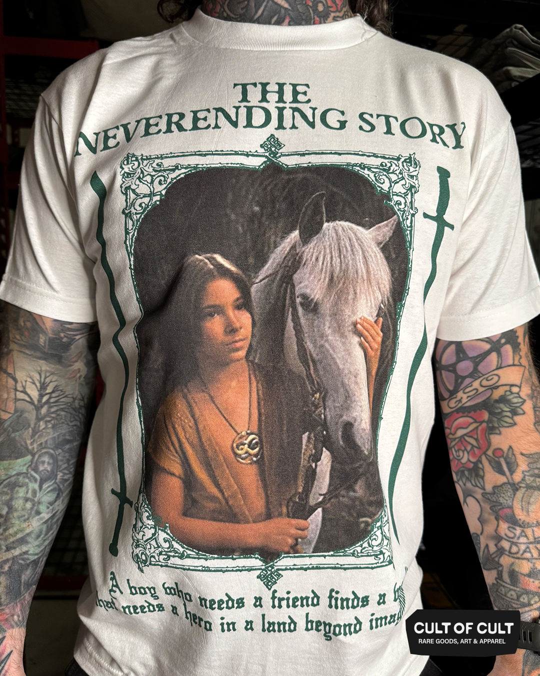 *SECRET DROP* The NeverEnding Story 1984 Artax T-Shirt