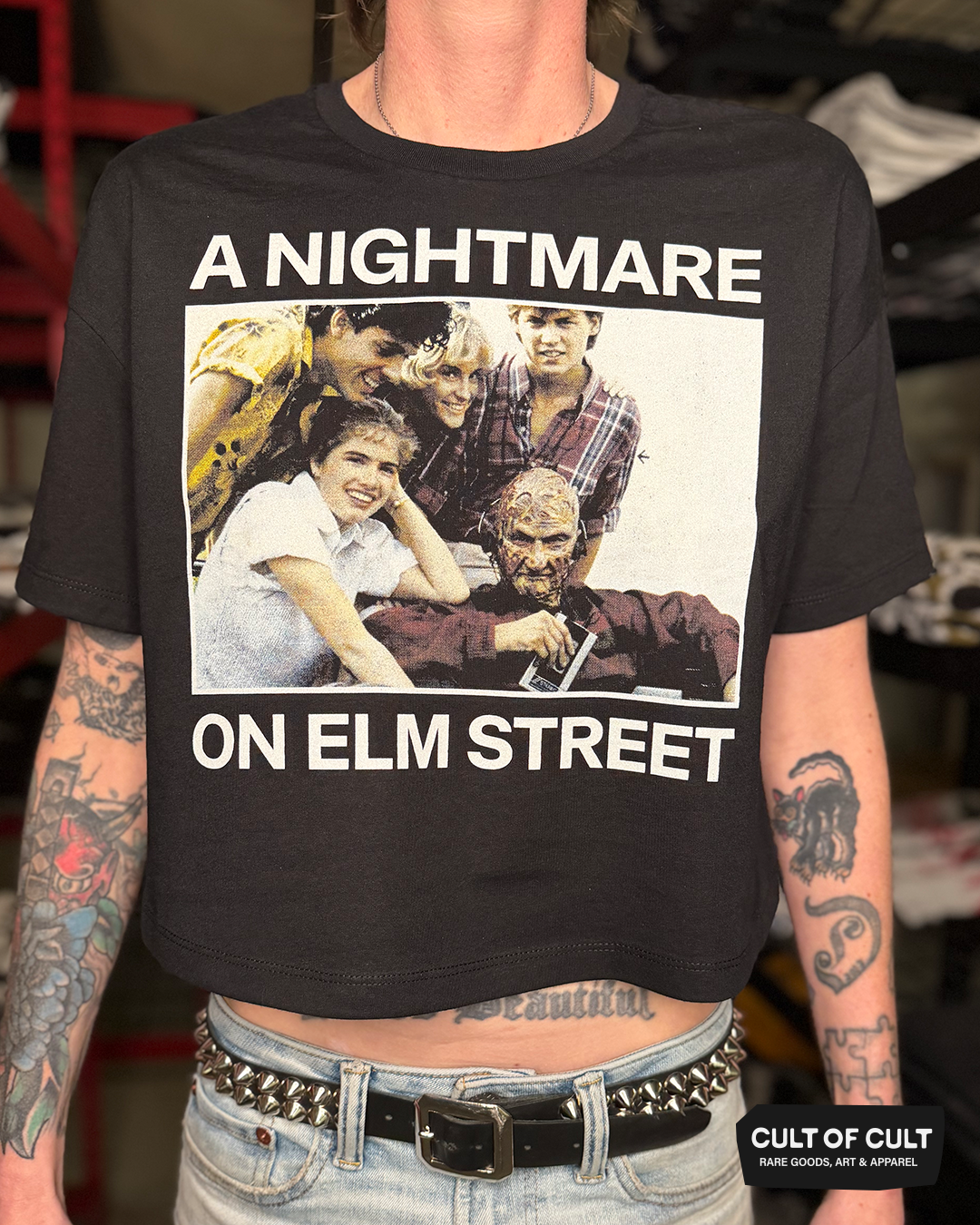 *SECRET DROP* A Nightmare on Elm Street 1984 BTS Crop Top
