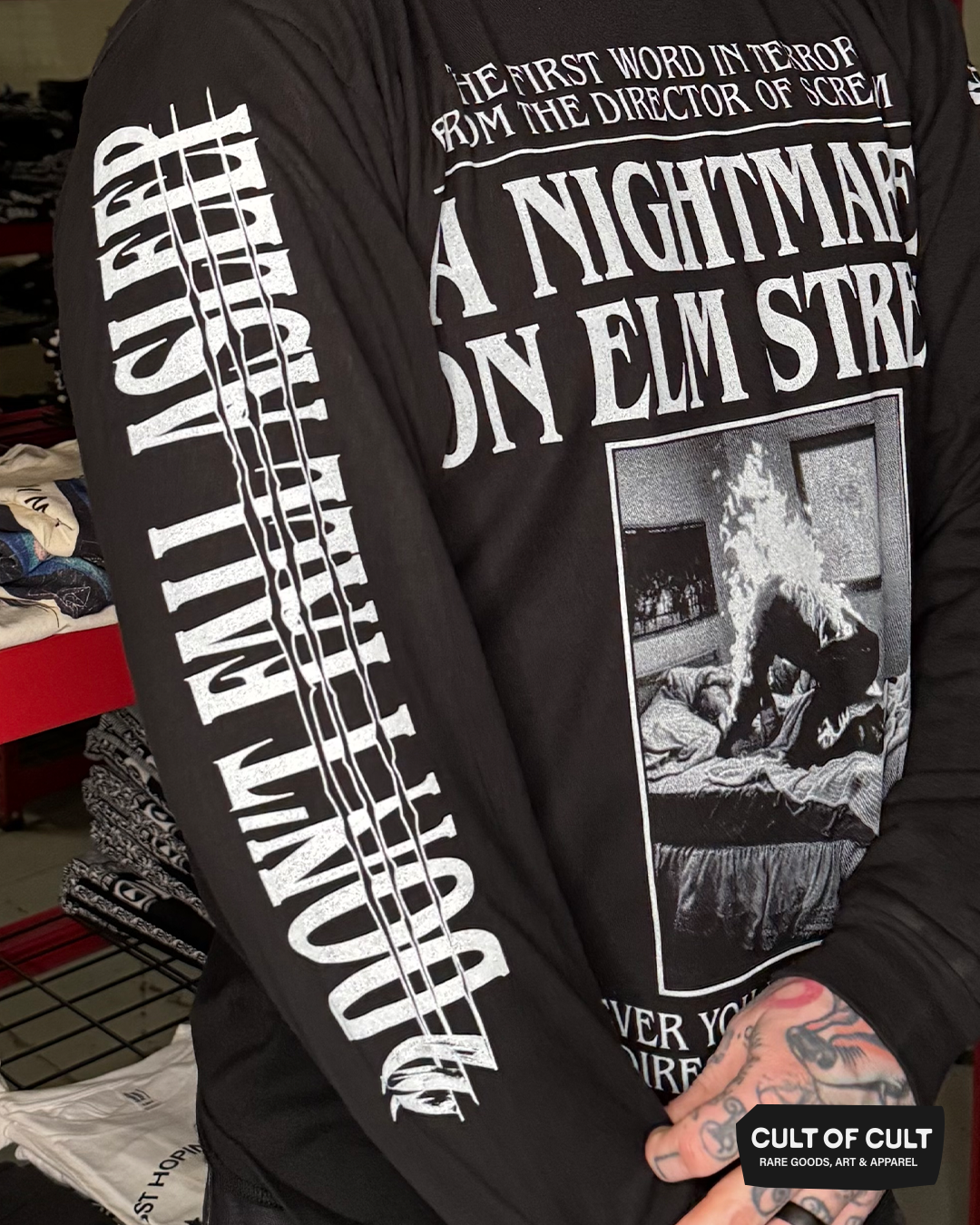 *SECRET DROP* A Nightmare on Elm Street 1984 Scream Long Sleeve