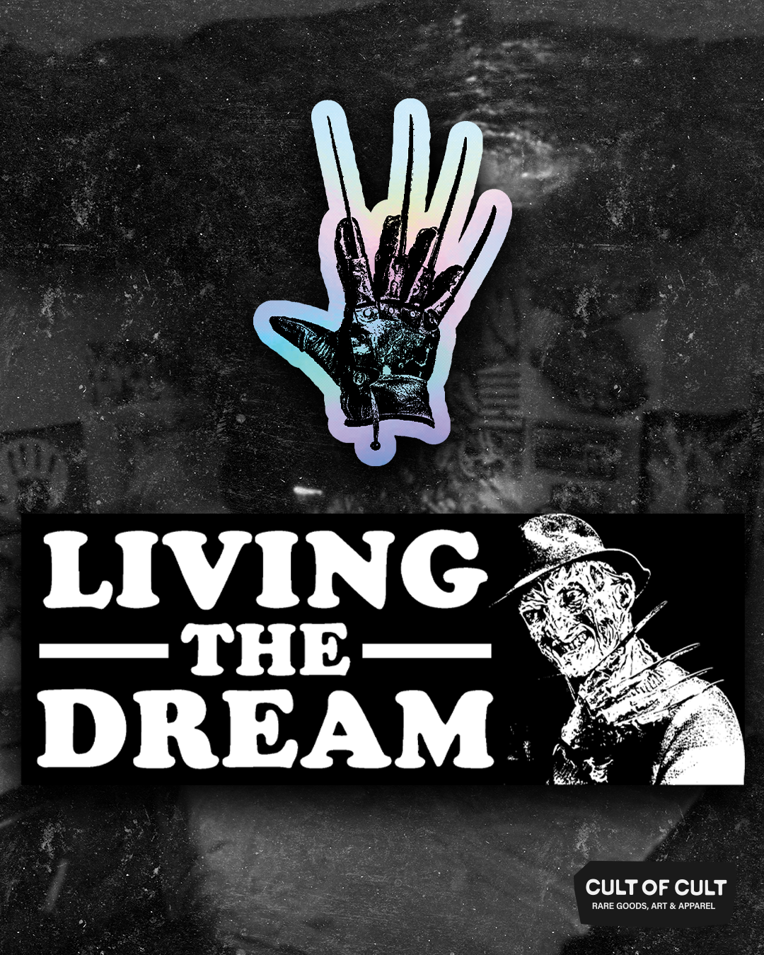 Living the Dream 1984 Stickers