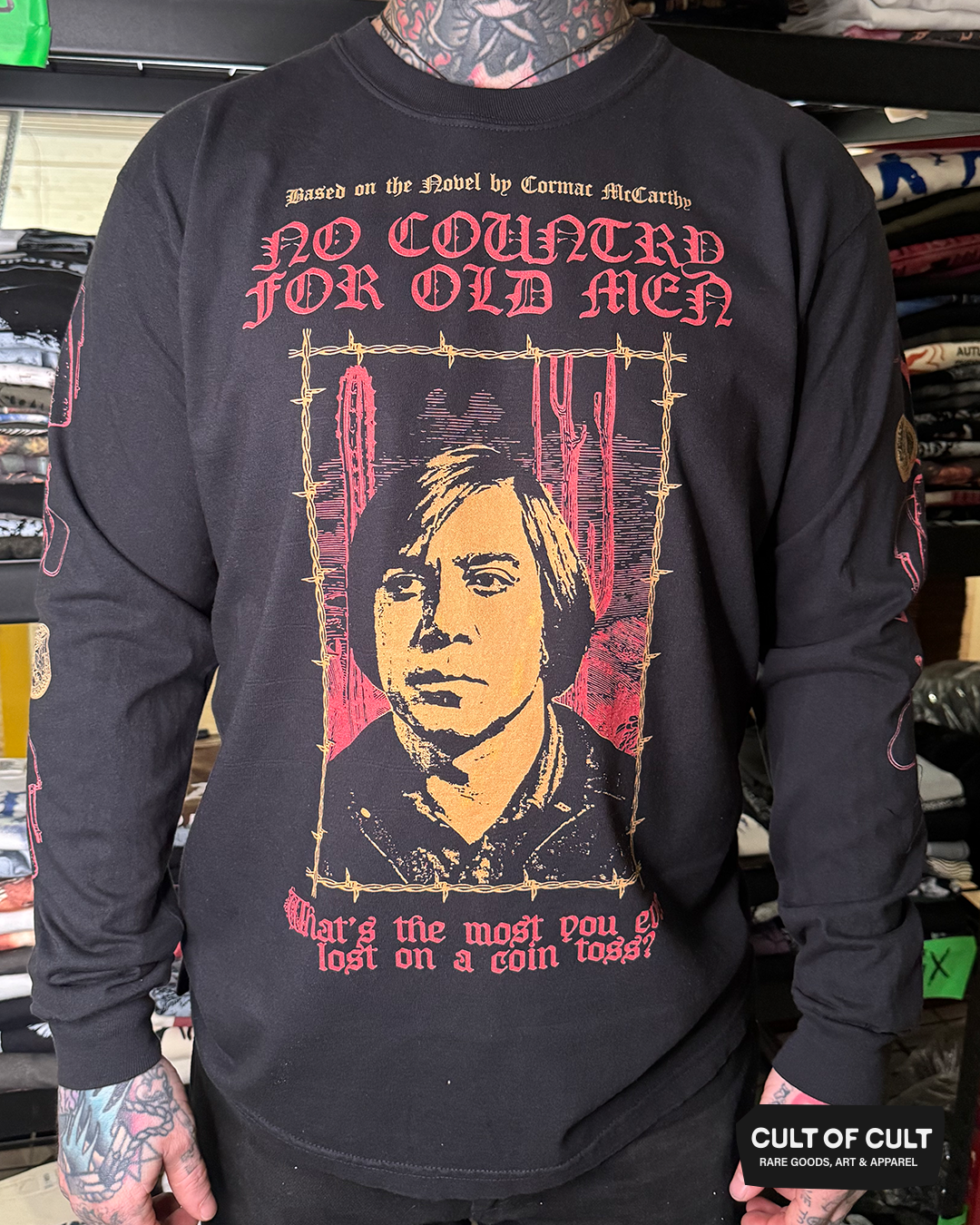 *SECRET DROP* No Country for Old Men Long Sleeve
