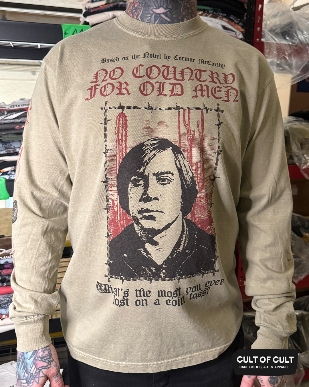 *SECRET DROP* No Country for Old Men Long Sleeve