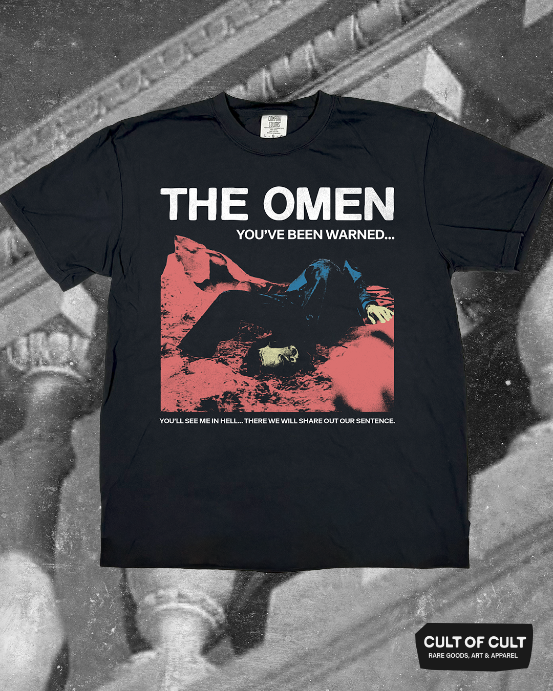 *SUMMER GARAGE SALE* The Omen 1976 Sentence T-Shirt