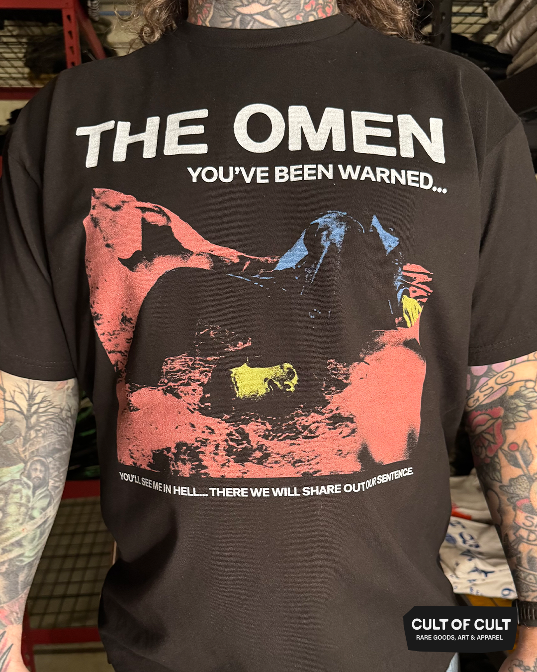 *SUMMER GARAGE SALE* The Omen 1976 Sentence T-Shirt