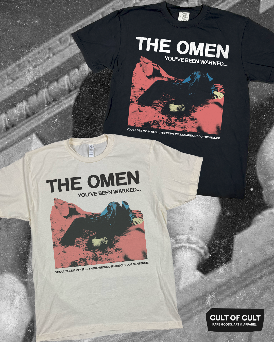 *SUMMER GARAGE SALE* The Omen 1976 Sentence T-Shirt