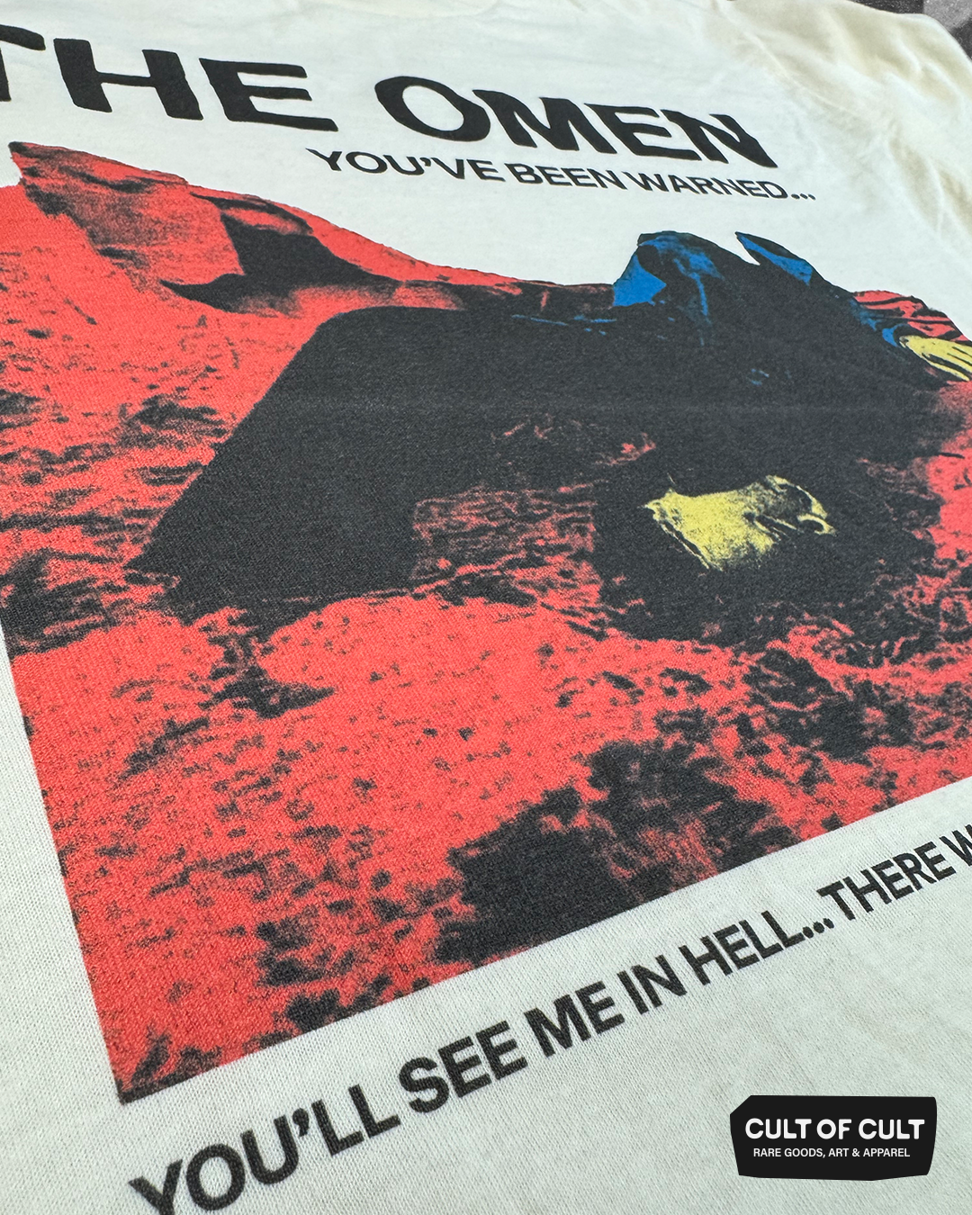 *SUMMER GARAGE SALE* The Omen 1976 Sentence T-Shirt