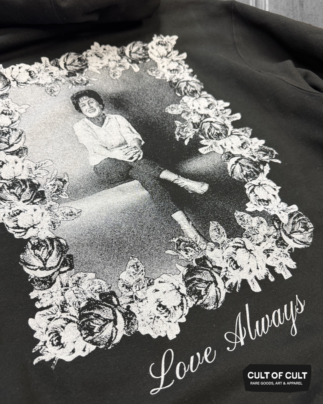 Patsy Cline Roses Hoodie