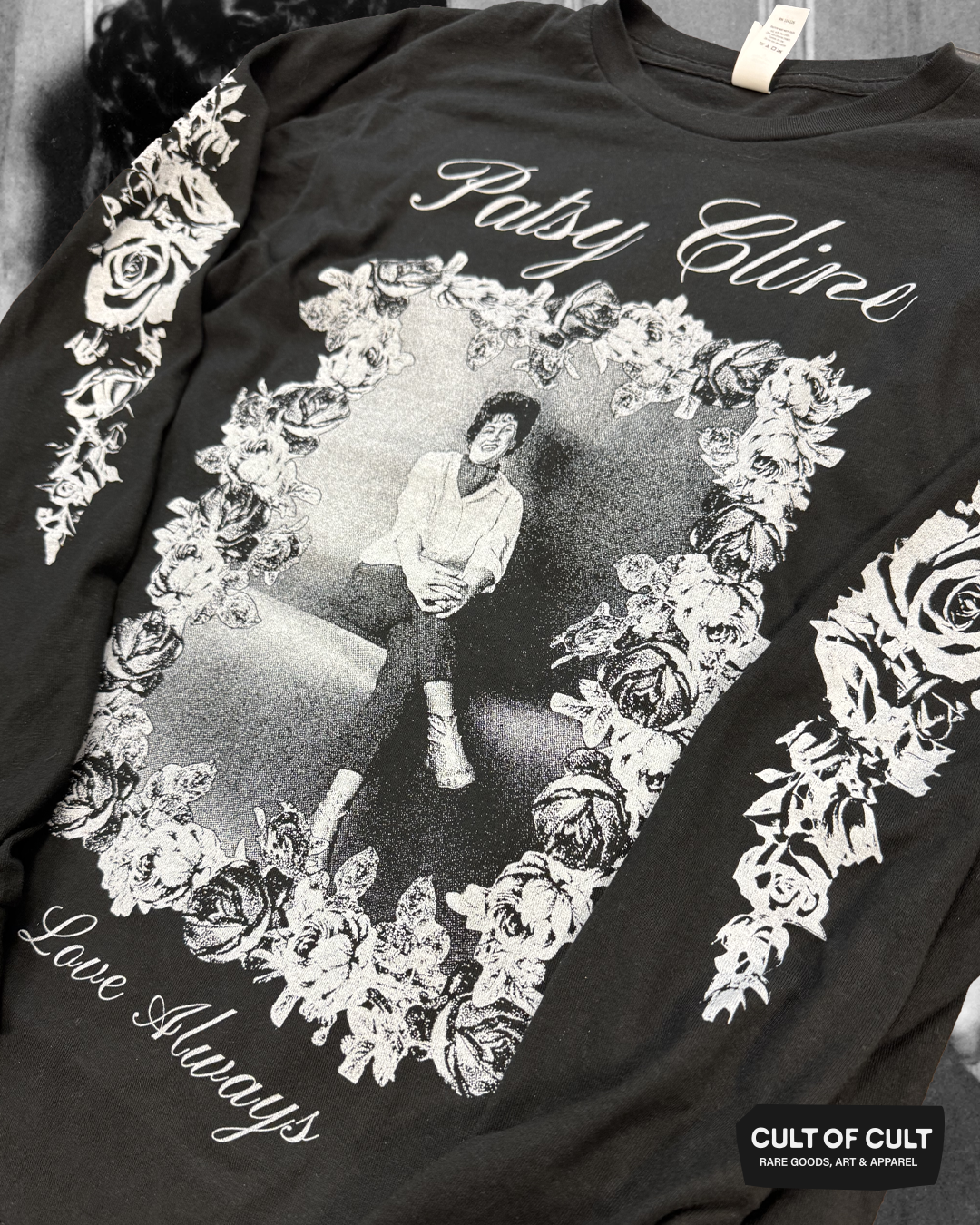 Patsy Cline Roses Long Sleeve