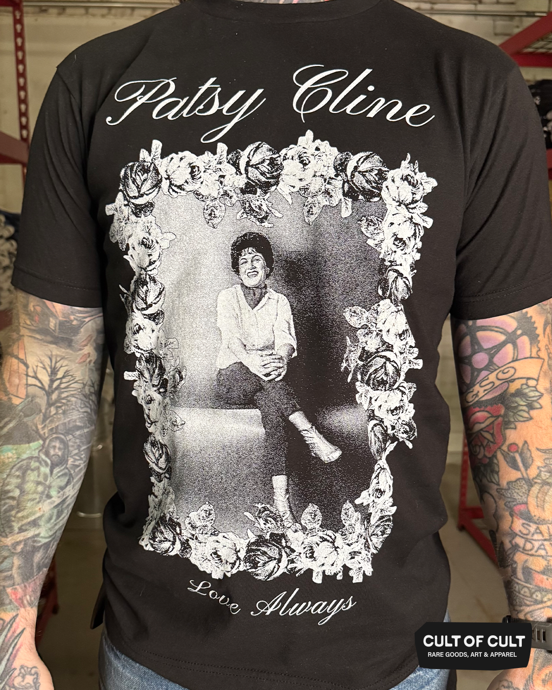 Patsy Cline Roses T-Shirt