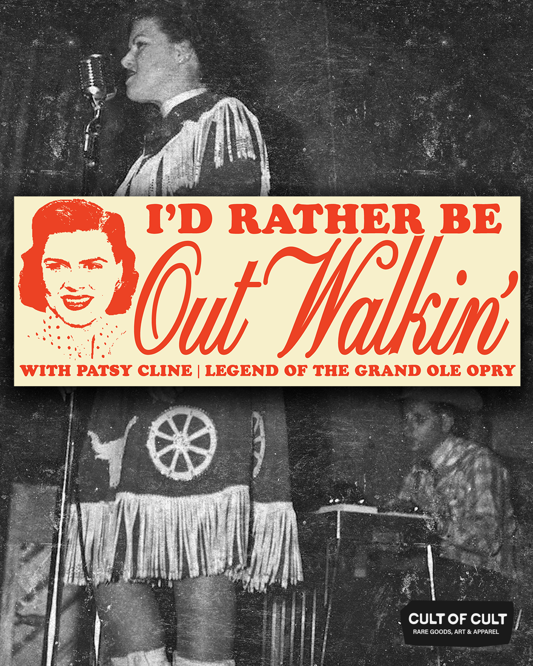 Patsy Cline Stickers