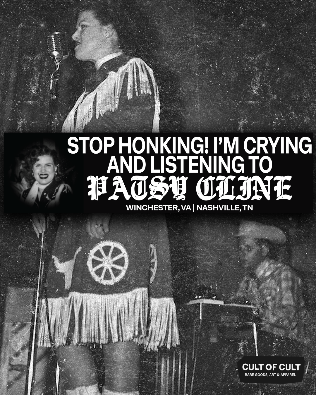 Patsy Cline Stickers