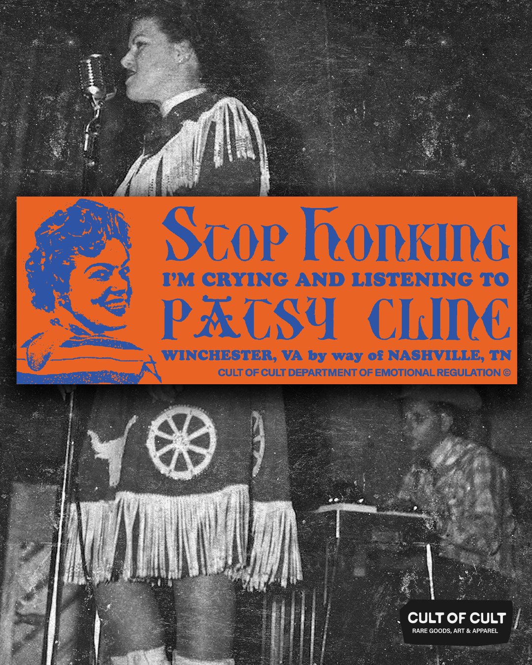 Patsy Cline Stickers